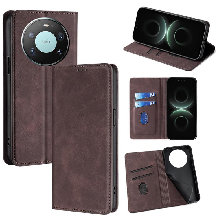 Skin Feel Magnetic Leather Phone Case, For Huawei nova 15 Ultra, For Huawei nova 15 Pro, For Huawei nova 15, For Huawei Mate 80 Pro Max 5G, For Huawei Mate 80 5G, For Huawei nova 14 Ultra 5G, For Huawei nova 14 Pro 5G, For Huawei nova 14 5G            ...