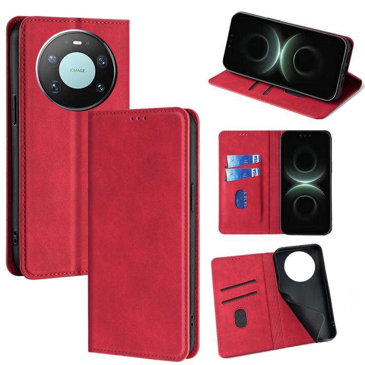 Skin Feel Magnetic Leather Phone Case, For Huawei nova 15 Ultra, For Huawei nova 15 Pro, For Huawei nova 15, For Huawei Mate 80 Pro Max 5G, For Huawei Mate 80 5G, For Huawei nova 14 Ultra 5G, For Huawei nova 14 Pro 5G, For Huawei nova 14 5G            ...