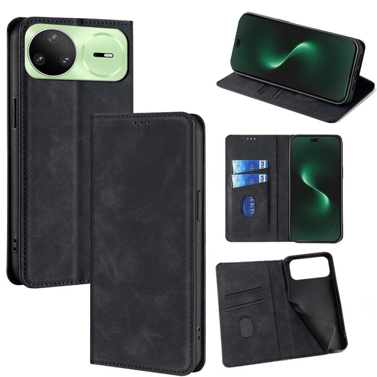 Skin Feel Magnetic Leather Phone Case, For Huawei Enjoy 90 Pro Max 5G, For Huawei Enjoy 90 Plus 5G, For Huawei nova 15 Ultra, For Huawei nova 15 Pro, For Huawei nova 15, For Huawei Mate 80 Pro Max 5G, For Huawei Mate 80 5G, For Huawei nova 14 Ultra 5G ...