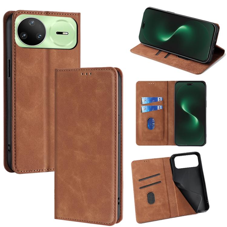 Skin Feel Magnetic Leather Phone Case, For Huawei Enjoy 90 Pro Max 5G, For Huawei Enjoy 90 Plus 5G, For Huawei nova 15 Ultra, For Huawei nova 15 Pro, For Huawei nova 15, For Huawei Mate 80 Pro Max 5G, For Huawei Mate 80 5G, For Huawei nova 14 Ultra 5G ...