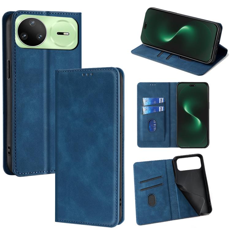 Skin Feel Magnetic Leather Phone Case, For Huawei Enjoy 90 Pro Max 5G, For Huawei Enjoy 90 Plus 5G, For Huawei nova 15 Ultra, For Huawei nova 15 Pro, For Huawei nova 15, For Huawei Mate 80 Pro Max 5G, For Huawei Mate 80 5G, For Huawei nova 14 Ultra 5G ...