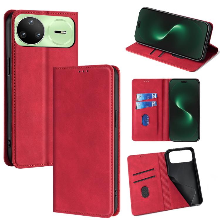 Skin Feel Magnetic Leather Phone Case, For Huawei Enjoy 90 Pro Max 5G, For Huawei Enjoy 90 Plus 5G, For Huawei nova 15 Ultra, For Huawei nova 15 Pro, For Huawei nova 15, For Huawei Mate 80 Pro Max 5G, For Huawei Mate 80 5G, For Huawei nova 14 Ultra 5G ...