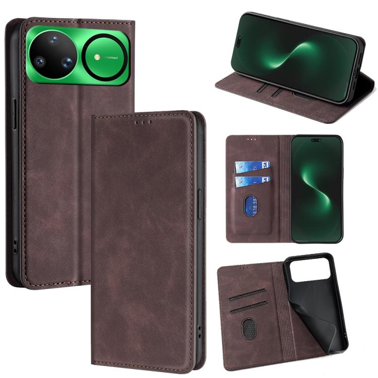 Skin Feel Magnetic Leather Phone Case, For Huawei Enjoy 90 Pro Max 5G, For Huawei Enjoy 90 Plus 5G, For Huawei nova 15 Ultra, For Huawei nova 15 Pro, For Huawei nova 15, For Huawei Mate 80 Pro Max 5G, For Huawei Mate 80 5G, For Huawei nova 14 Ultra 5G ...