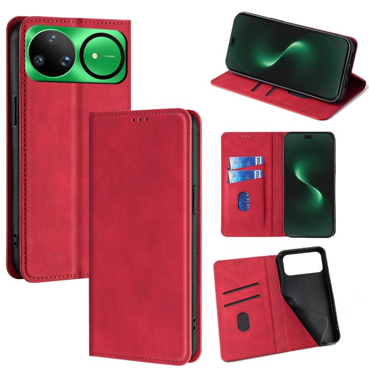 Skin Feel Magnetic Leather Phone Case, For Huawei Enjoy 90 Pro Max 5G, For Huawei Enjoy 90 Plus 5G, For Huawei nova 15 Ultra, For Huawei nova 15 Pro, For Huawei nova 15, For Huawei Mate 80 Pro Max 5G, For Huawei Mate 80 5G, For Huawei nova 14 Ultra 5G ...