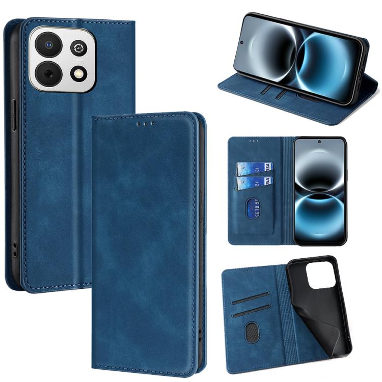 Skin Feel Magnetic Leather Phone Case, For Huawei Enjoy 90 Pro Max 5G, For Huawei Enjoy 90 Plus 5G, For Huawei nova 15 Ultra, For Huawei nova 15 Pro, For Huawei nova 15, For Huawei Mate 80 Pro Max 5G, For Huawei Mate 80 5G, For Huawei nova 14 Ultra 5G ...