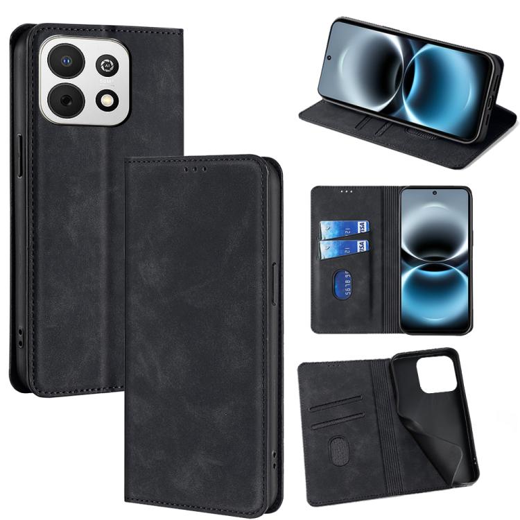 Skin Feel Magnetic Leather Phone Case, For Huawei Enjoy 90 Pro Max 5G, For Huawei Enjoy 90 Plus 5G, For Huawei nova 15 Ultra, For Huawei nova 15 Pro, For Huawei nova 15, For Huawei Mate 80 Pro Max 5G, For Huawei Mate 80 5G, For Huawei nova 14 Ultra 5G ...