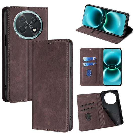 Skin Feel Magnetic Leather Phone Case, For Huawei Enjoy 90 Pro Max 5G, For Huawei Enjoy 90 Plus 5G, For Huawei nova 15 Ultra, For Huawei nova 15 Pro, For Huawei nova 15, For Huawei Mate 80 Pro Max 5G, For Huawei Mate 80 5G, For Huawei nova 14 Ultra 5G ...