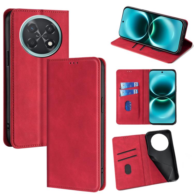 Skin Feel Magnetic Leather Phone Case, For Huawei Enjoy 90 Pro Max 5G, For Huawei Enjoy 90 Plus 5G, For Huawei nova 15 Ultra, For Huawei nova 15 Pro, For Huawei nova 15, For Huawei Mate 80 Pro Max 5G, For Huawei Mate 80 5G, For Huawei nova 14 Ultra 5G ...