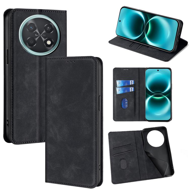 Skin Feel Magnetic Leather Phone Case, For Huawei Enjoy 90 Pro Max 5G, For Huawei Enjoy 90 Plus 5G, For Huawei nova 15 Ultra, For Huawei nova 15 Pro, For Huawei nova 15, For Huawei Mate 80 Pro Max 5G, For Huawei Mate 80 5G, For Huawei nova 14 Ultra 5G ...