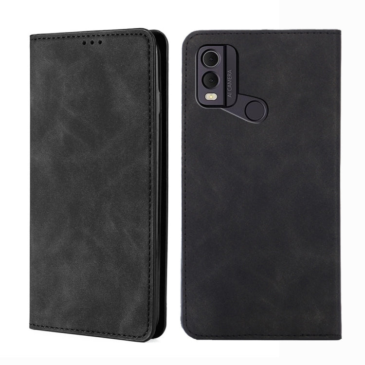 Skin Feel Magnetic Leather Phone Case, For Nokia G42 5G, For Nokia C12, For Nokia C22, For Nokia C32, For Nokia G11 Plus, For Nokia C300 4G US Version, For Nokia C110 4G, For Nokia C02 TA-1522