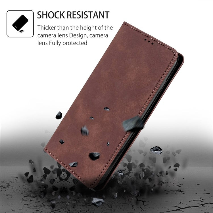 Skin Feel Magnetic Leather Phone Case, For Nokia G42 5G, For Nokia C12, For Nokia C22, For Nokia C32, For Nokia G11 Plus, For Nokia C300 4G US Version, For Nokia C110 4G, For Nokia C02 TA-1522