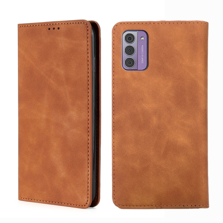 Skin Feel Magnetic Leather Phone Case, For Nokia G42 5G, For Nokia C12, For Nokia C22, For Nokia C32, For Nokia G11 Plus, For Nokia C300 4G US Version, For Nokia C110 4G, For Nokia C02 TA-1522