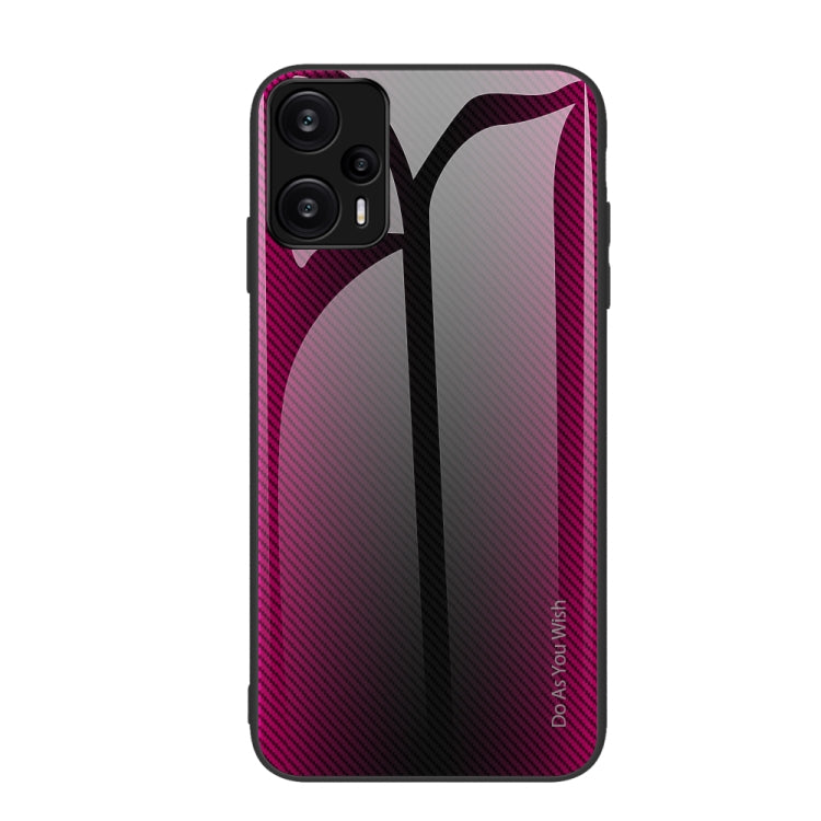 Texture Gradient Glass TPU Phone Case