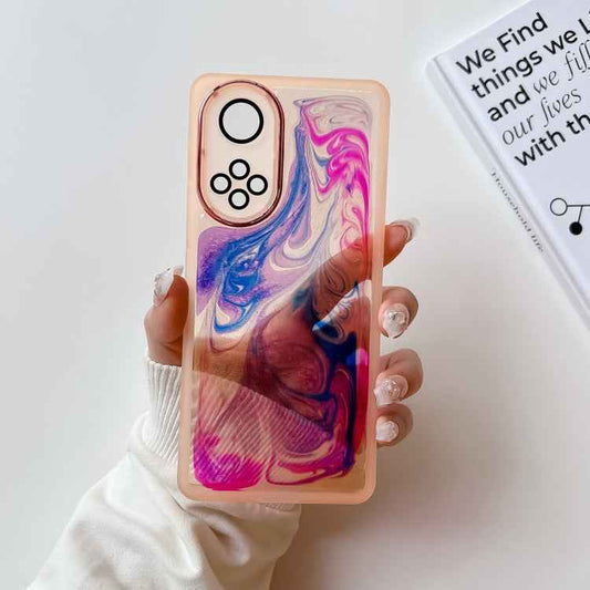 Oil Painting Electroplating TPU Phone Case, For Honor 50, For Honor 50 Pro, For Honor 50 SE, For Honor 60, For Honor 60 Pro, For Honor 60 SE, For Honor 70, For Honor 70 Pro, For Honor 80