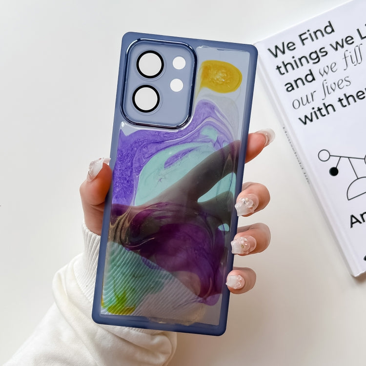 Oil Painting Electroplating TPU Phone Case, For Honor 80 Pro, For Honor 80 SE
