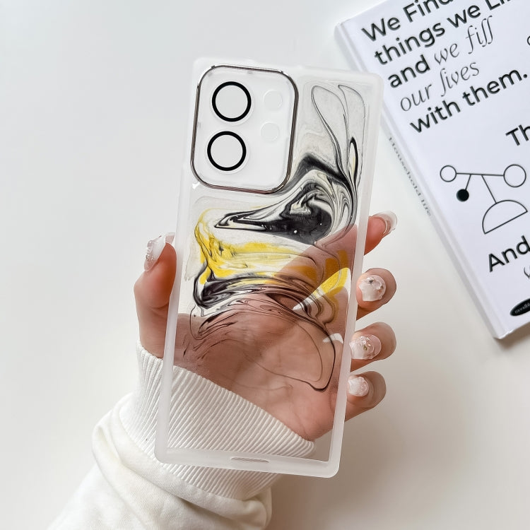 Oil Painting Electroplating TPU Phone Case, For Honor 80 Pro, For Honor 80 SE