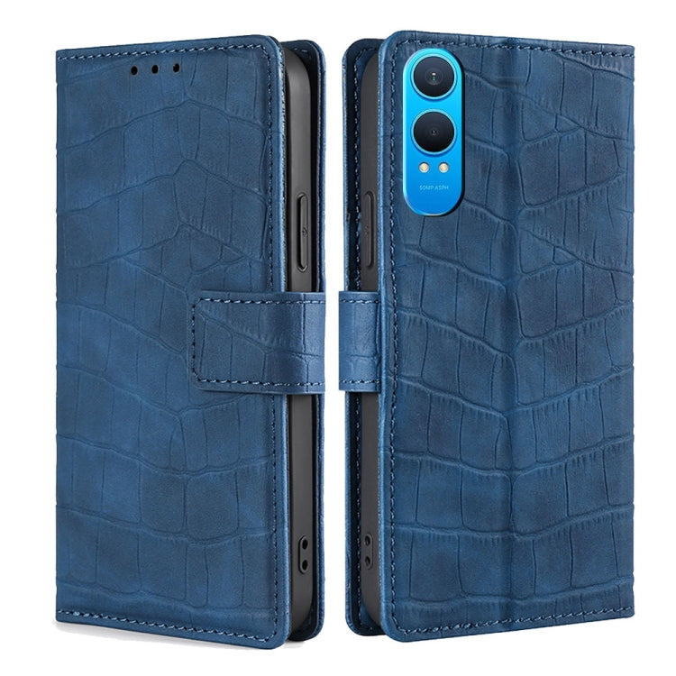 Skin Feel Crocodile Magnetic Clasp Leather Phone Case