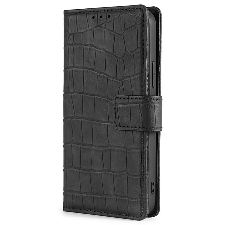 Skin Feel Crocodile Magnetic Clasp Leather Phone Case