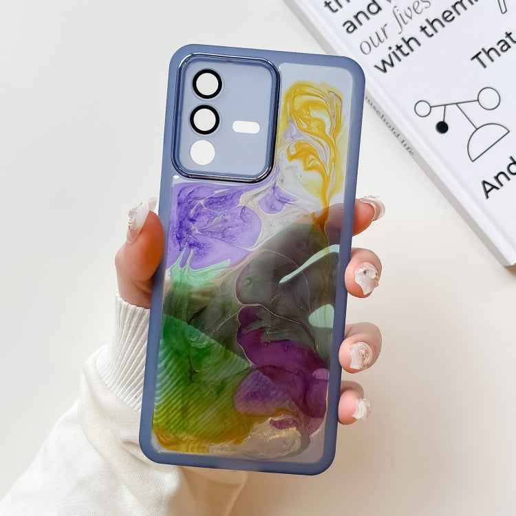 Oil Painting Electroplating TPU Phone Case