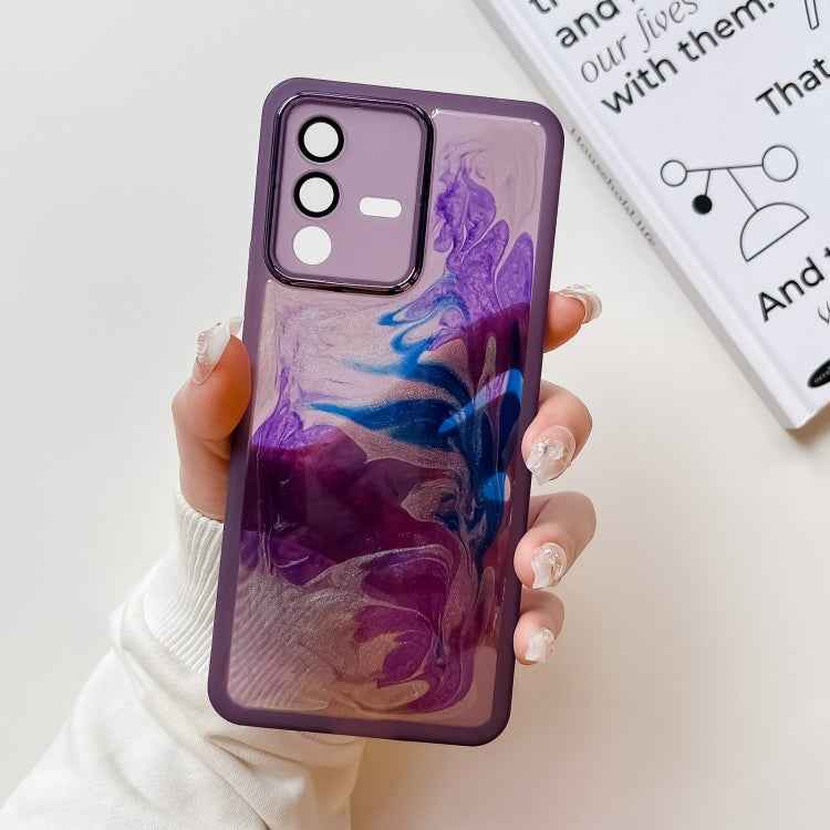 Oil Painting Electroplating TPU Phone Case