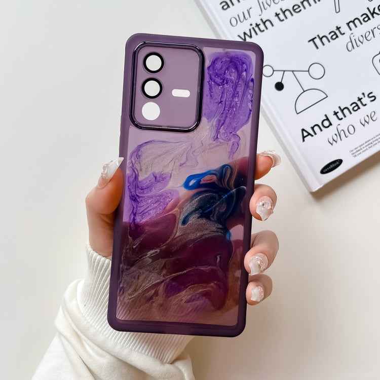 Oil Painting Electroplating TPU Phone Case