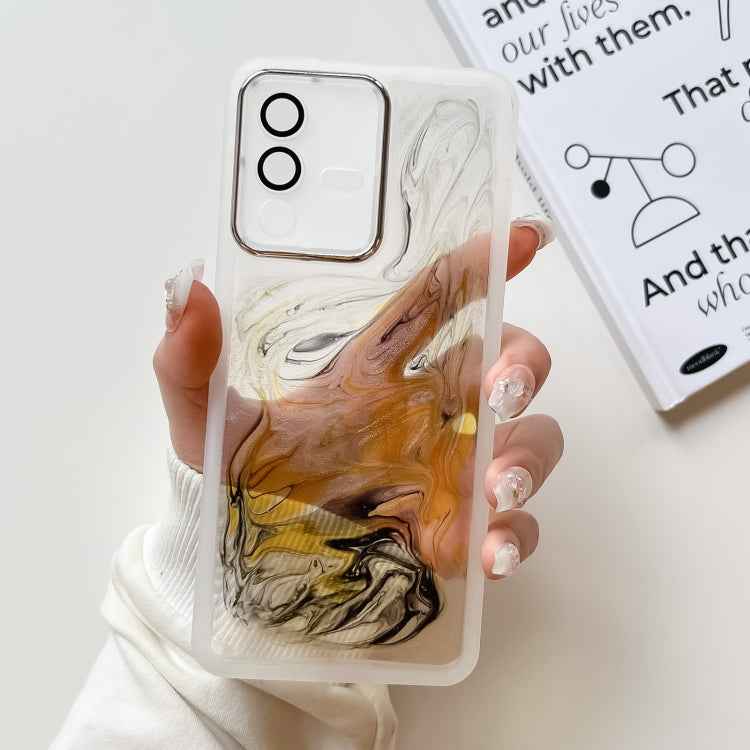Oil Painting Electroplating TPU Phone Case