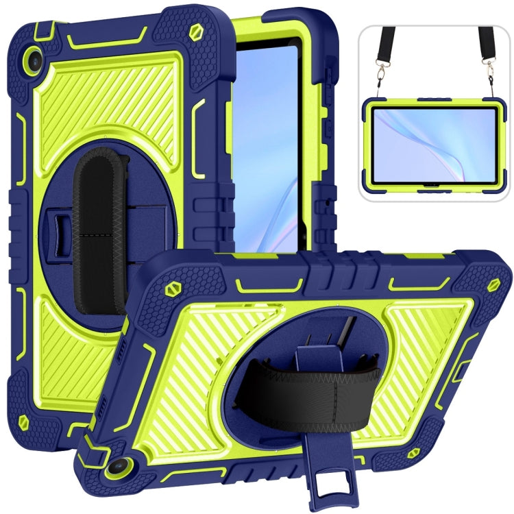 360 Degree Rotation PC Contrast Silicone Tablet Case