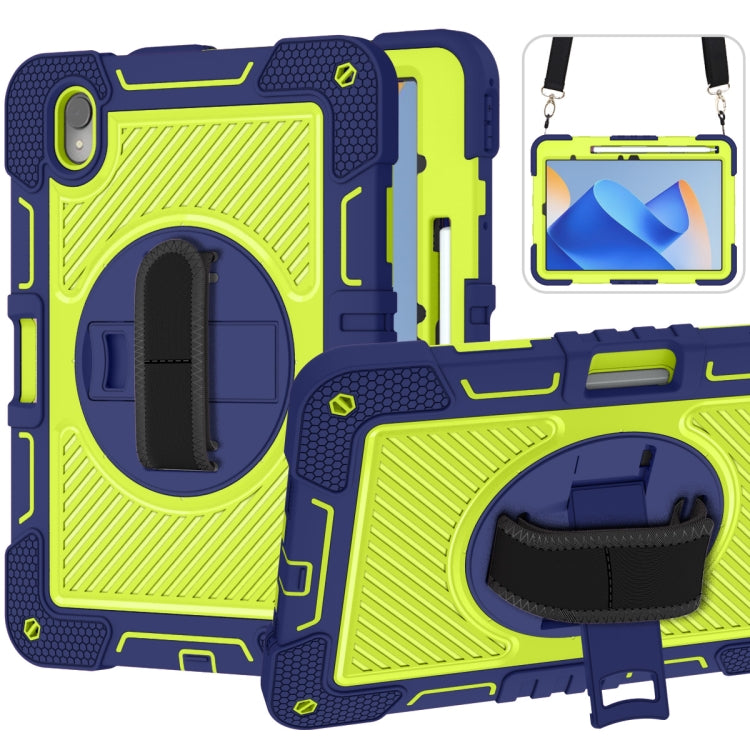 360 Degree Rotation PC Contrast Silicone Tablet Case