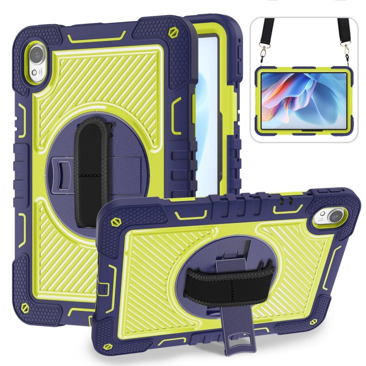 360 Degree Rotation PC Contrast Silicone Tablet Case