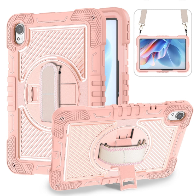 360 Degree Rotation PC Contrast Silicone Tablet Case