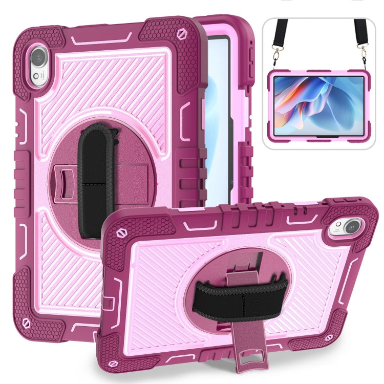 360 Degree Rotation PC Contrast Silicone Tablet Case