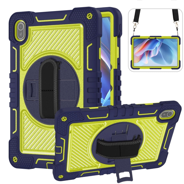 360 Degree Rotation PC Contrast Silicone Tablet Case