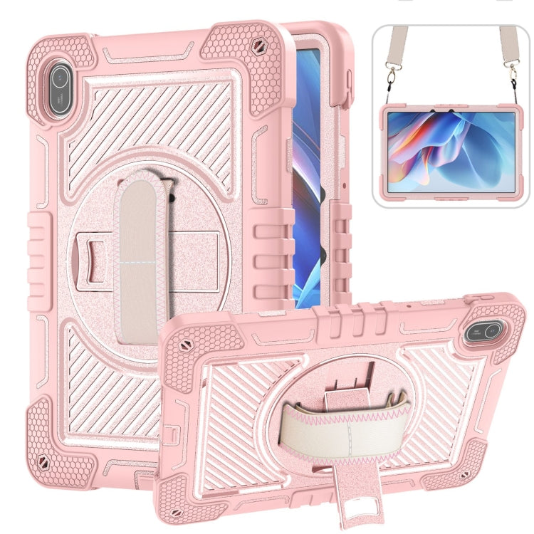 360 Degree Rotation PC Contrast Silicone Tablet Case