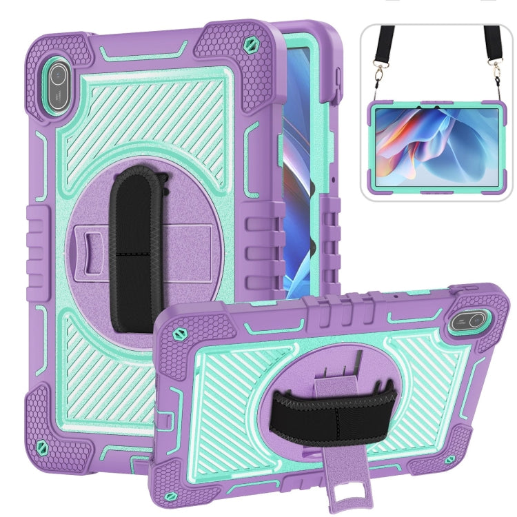 360 Degree Rotation PC Contrast Silicone Tablet Case