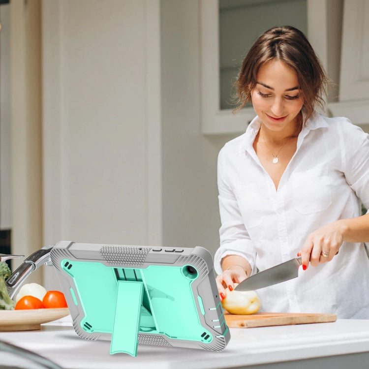 Shockproof Silicone Hybrid PC Tablet Case with Holder