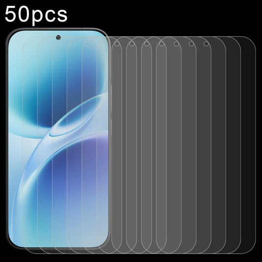 50pcs 0.26mm 9H 2.5D Tempered Glass Film, For vivo V70 Elite 5G, For vivo Y21d 4G, For vivo V60 5G, For vivo Y200 India, For vivo iQOO Z9 Turbo Endurance, For vivo Y300+, For vivo V40e, For vivo iQOO Z9 Turbo, For vivo T2 Pro, For vivo iQOO Neo8 Pro   ...