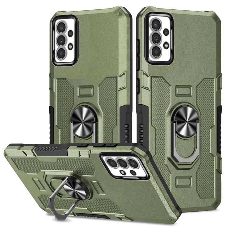 Ring Holder Armor Hybrid Phone Case, For Samsung Galaxy S23 5G, For Samsung Galaxy S23+ 5G, For Samsung Galaxy S23 Ultra 5G, For Samsung Galaxy A13 4G, For Samsung Galaxy A13 5G, For Samsung Galaxy A14 5G, For Samsung Galaxy A23 5G / 4G                ...