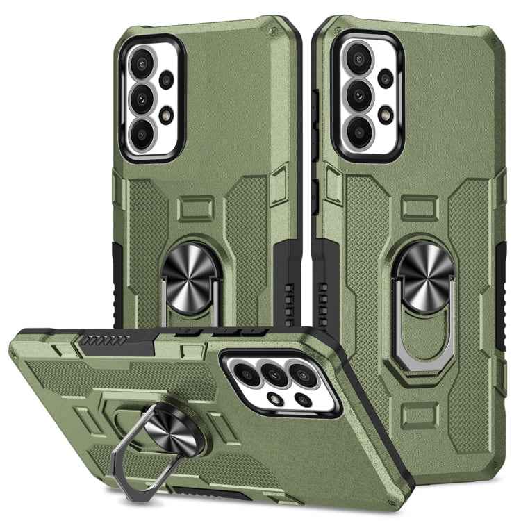 Ring Holder Armor Hybrid Phone Case, For Samsung Galaxy S23 5G, For Samsung Galaxy S23+ 5G, For Samsung Galaxy S23 Ultra 5G, For Samsung Galaxy A13 4G, For Samsung Galaxy A13 5G, For Samsung Galaxy A14 5G, For Samsung Galaxy A23 5G / 4G                ...