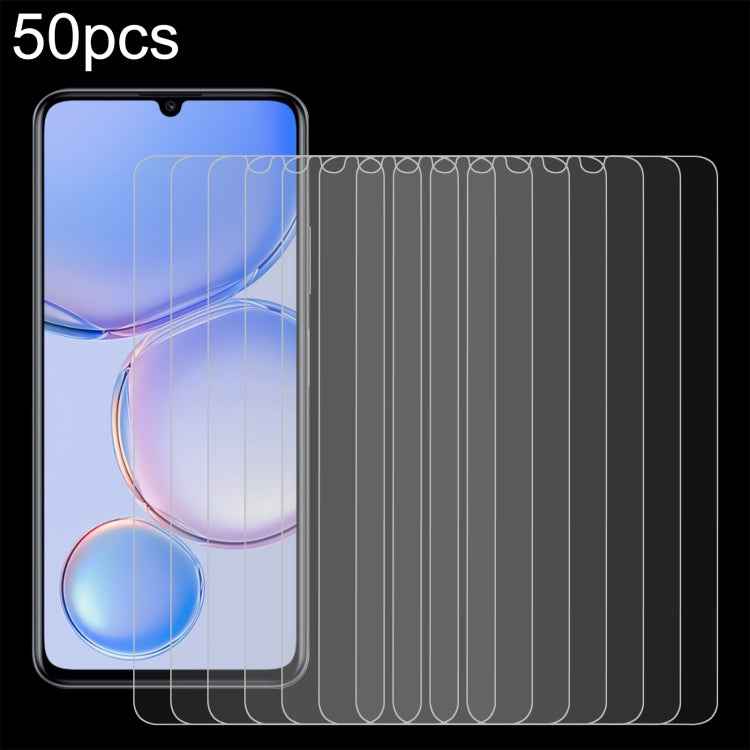 50pcs 0.26mm 9H 2.5D Tempered Glass Film, For Huawei nova Y71 (50 PCS), For Huawei Enjoy 60 Pro (50 PCS)