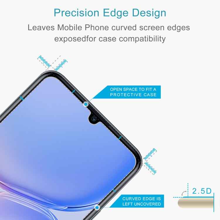 50pcs 0.26mm 9H 2.5D Tempered Glass Film, For Huawei nova Y71 (50 PCS), For Huawei Enjoy 60 Pro (50 PCS)