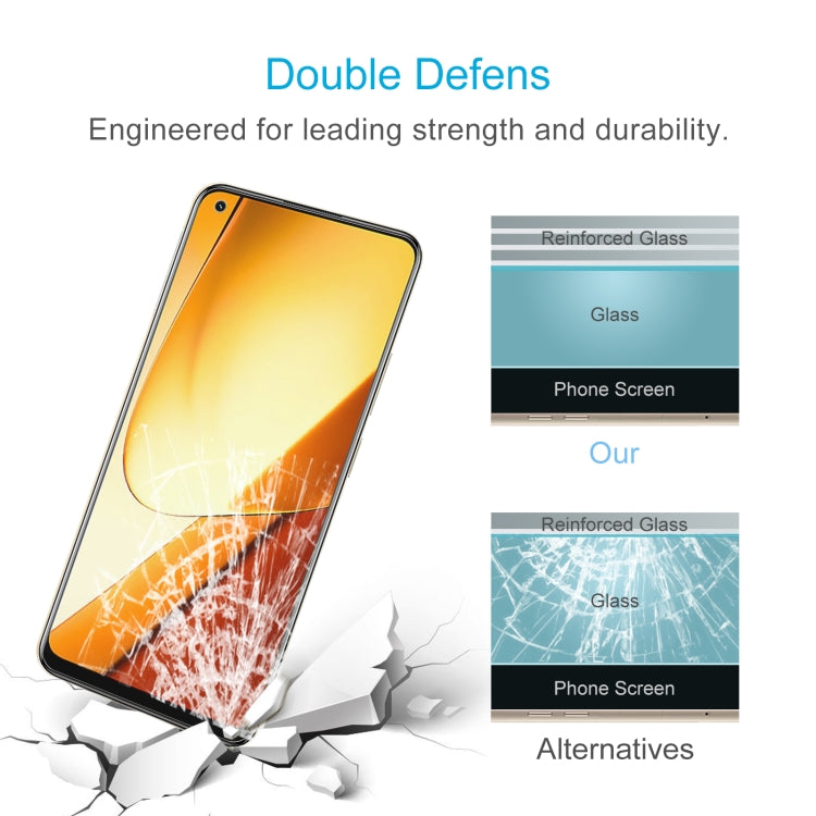 50pcs 0.26mm 9H 2.5D Tempered Glass Film, For Realme 11 (50 PCS)