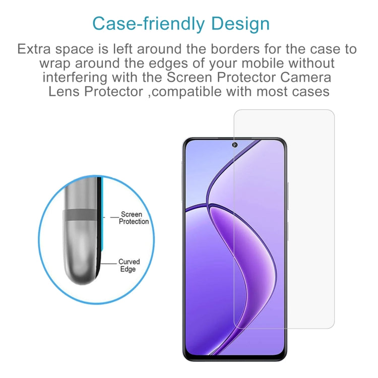 50pcs 0.26mm 9H 2.5D Tempered Glass Film, For Realme 12 / C75, For Realme C65s, For Realme Narzo 70 / Narzo 70 Turbo, For Realme Narzo 70x / 13, For Realme C67 4G / 12 Lite, For Realme P1, For Realme Narzo 70 Pro, For Realme V50s, For Realme V50       ...