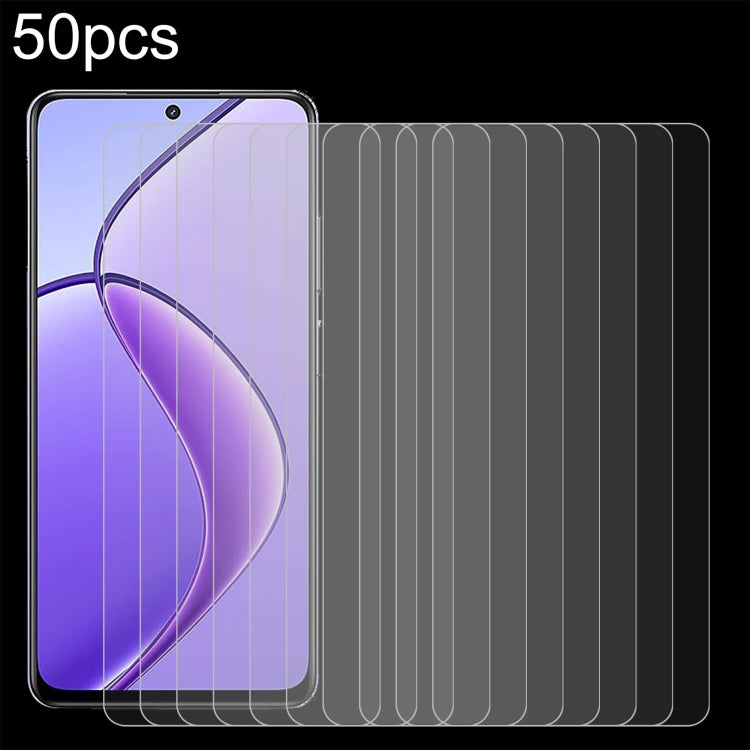 50pcs 0.26mm 9H 2.5D Tempered Glass Film, For Realme 12 / C75, For Realme C65s, For Realme Narzo 70 / Narzo 70 Turbo, For Realme Narzo 70x / 13, For Realme C67 4G / 12 Lite, For Realme P1, For Realme Narzo 70 Pro, For Realme V50s, For Realme V50       ...