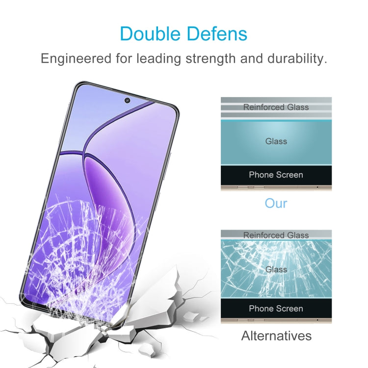 50pcs 0.26mm 9H 2.5D Tempered Glass Film, For Realme 12 / C75, For Realme C65s, For Realme Narzo 70 / Narzo 70 Turbo, For Realme Narzo 70x / 13, For Realme C67 4G / 12 Lite, For Realme P1, For Realme Narzo 70 Pro, For Realme V50s, For Realme V50       ...