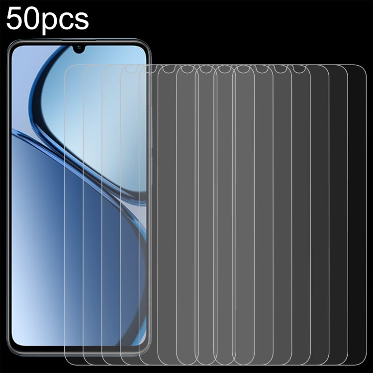 50pcs 0.26mm 9H 2.5D Tempered Glass Film, For Realme C65s, For Realme Narzo 70 / Narzo 70 Turbo, For Realme Narzo 70x / 13, For Realme C67 4G / 12 Lite, For Realme P1, For Realme Narzo 70 Pro, For Realme V50s, For Realme V50, For Realme 11 4G          ...