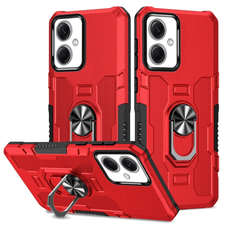 Ring Holder Armor Hybrid Phone Case, For Xiaomi Redmi 12C 4G, For Xiaomi Redmi Note 12 5G Global, For Xiaomi Redmi Note 12 Pro Global