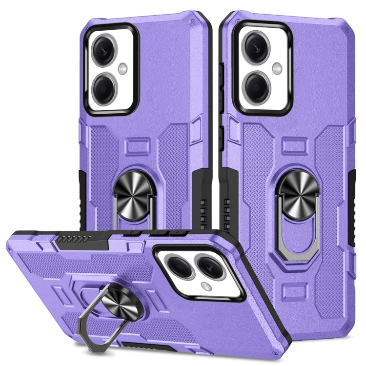 Ring Holder Armor Hybrid Phone Case, For Xiaomi Redmi 12C 4G, For Xiaomi Redmi Note 12 5G Global, For Xiaomi Redmi Note 12 Pro Global