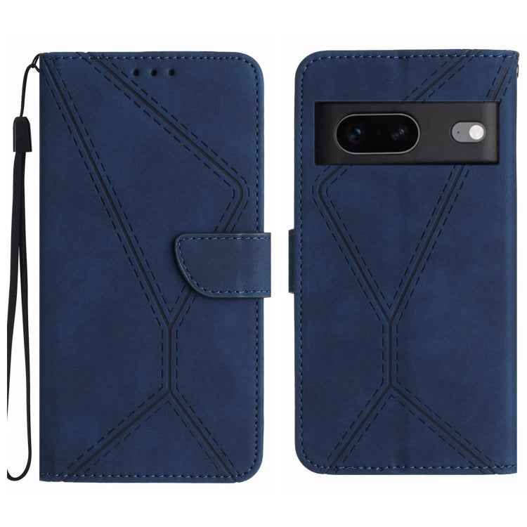 Stitching Embossed Leather Phone Case, For Google Pixel 7, For Google Pixel 7 Pro, For Google Pixel 7a, For Google Pixel 6, For Google Pixel 6 Pro, For Google Pixel 6a