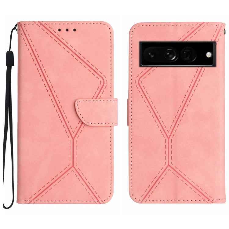 Stitching Embossed Leather Phone Case, For Google Pixel 7, For Google Pixel 7 Pro, For Google Pixel 7a, For Google Pixel 6, For Google Pixel 6 Pro, For Google Pixel 6a