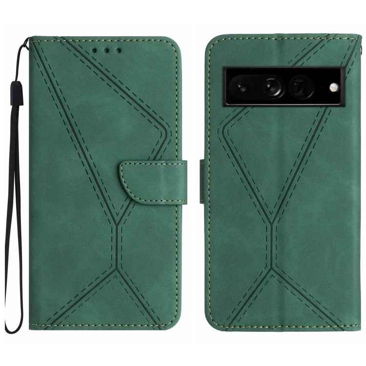 Stitching Embossed Leather Phone Case, For Google Pixel 7, For Google Pixel 7 Pro, For Google Pixel 7a, For Google Pixel 6, For Google Pixel 6 Pro, For Google Pixel 6a